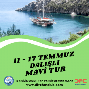 11-17 TEMMUZ BOZBURUN - DATÇA DALIŞLI MAVİ TUR
